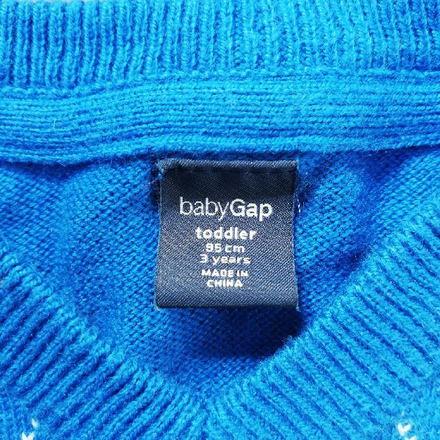 babyGAP(ベビーギャップ)の【値下げ】babyGap 95　セーター　 キッズ/ベビー/マタニティのキッズ服男の子用(90cm~)(ニット)の商品写真