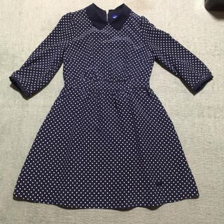 バーバリーブルーレーベル(BURBERRY BLUE LABEL)のバーバリー ブルーレーベル ドットワンピース(ひざ丈ワンピース)