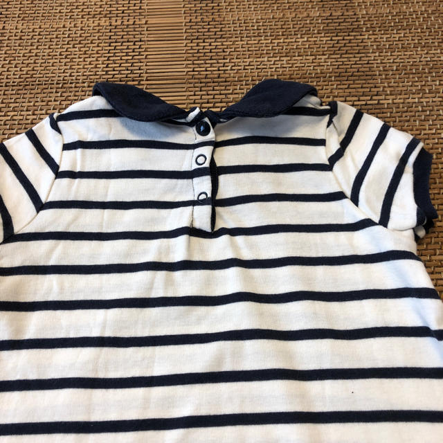 PETIT BATEAU(プチバトー)のプチバトー☆襟付きトップス24M キッズ/ベビー/マタニティのベビー服(~85cm)(シャツ/カットソー)の商品写真