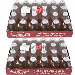 コストコ(コストコ)のマルティネリアップルジュース 48本入り マルチネリ Martinelli's(ソフトドリンク)