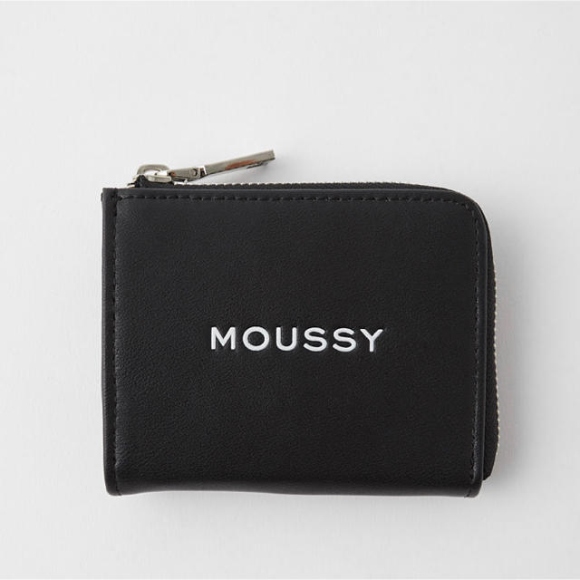 moussy(マウジー)のmoussy☆ウォレット ロゴ ブラック レディースのファッション小物(財布)の商品写真