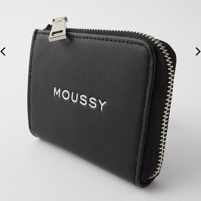 moussy(マウジー)のmoussy☆ウォレット ロゴ ブラック レディースのファッション小物(財布)の商品写真