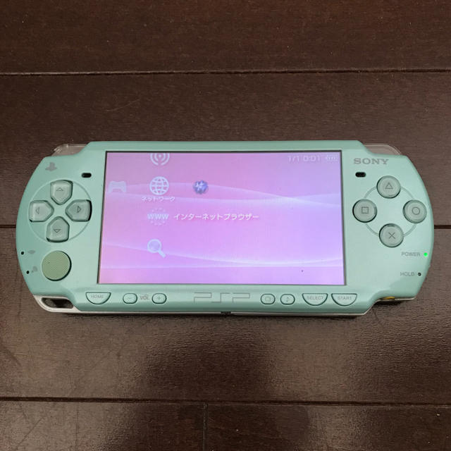 PlayStation Portable(プレイステーションポータブル)のSONY PSP2000 本体のみ 水色 送料無料 エンタメ/ホビーのゲームソフト/ゲーム機本体(携帯用ゲーム機本体)の商品写真