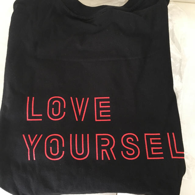 BTS 公式 Tシャツ 黒 Mサイズ Love Yourself