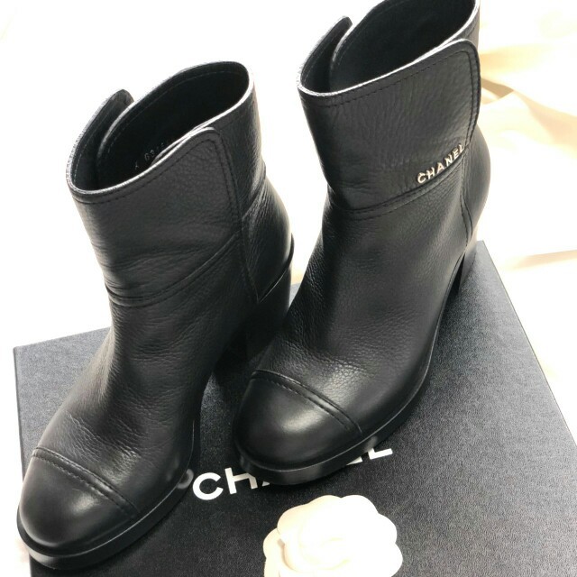 のある CHANEL - 新品同様 CHANEL ☆ ショート ブーツ ブーティ 38.5の