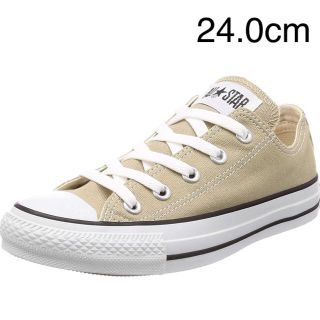 コンバース(CONVERSE)のコンバース スニーカー オールスター ベージュ 24.0新品(スニーカー)