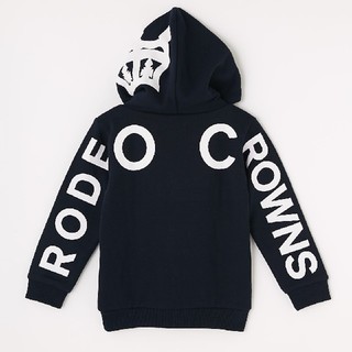 ロデオクラウンズワイドボウル(RODEO CROWNS WIDE BOWL)の今期完売✩RODEO CROWNS✩RCWB✩キッズバックビッグロゴパーカー(その他)