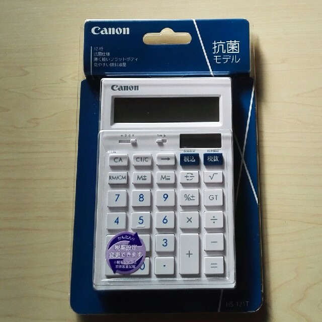 Canon(キヤノン)のCanon キヤノン　12桁　電卓 インテリア/住まい/日用品のオフィス用品(オフィス用品一般)の商品写真