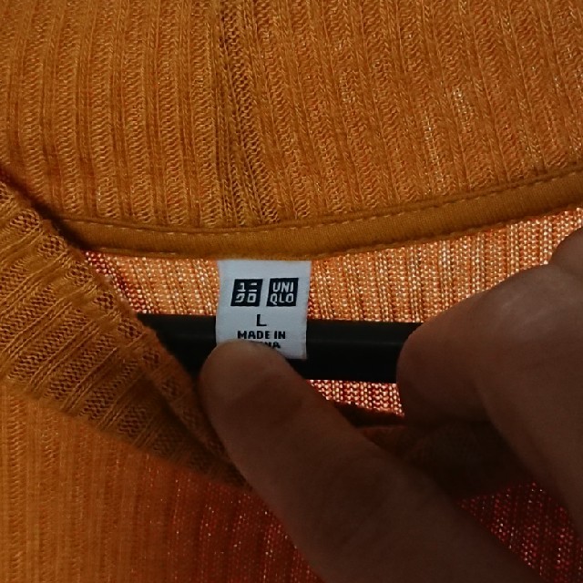 UNIQLO(ユニクロ)のUNIQLO  ハイネックリブTシャツ レディースのトップス(カットソー(長袖/七分))の商品写真