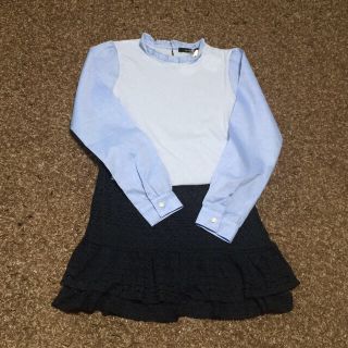 ダブルクローゼット(w closet)のw-closet サックス色トップス(カットソー(長袖/七分))