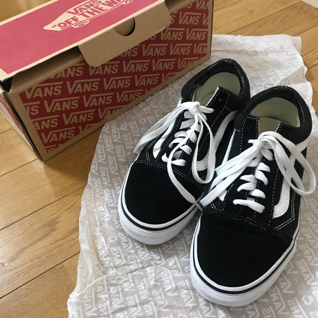 VANS - VANS オールドスクール スニーカー 23.5cm 黒 ブラックの通販 by れ｜ヴァンズならラクマ