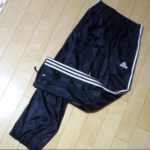 adidas(アディダス)の美品 adidasナイロンパーカースエェット上下 メンズのトップス(ジャージ)の商品写真