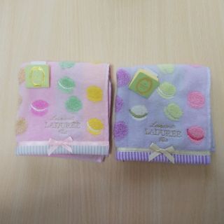 ラデュレ(LADUREE)のぺんぎん様専用ラデュレ タオルハンカチ 2枚 新品 ⑦(ハンカチ)