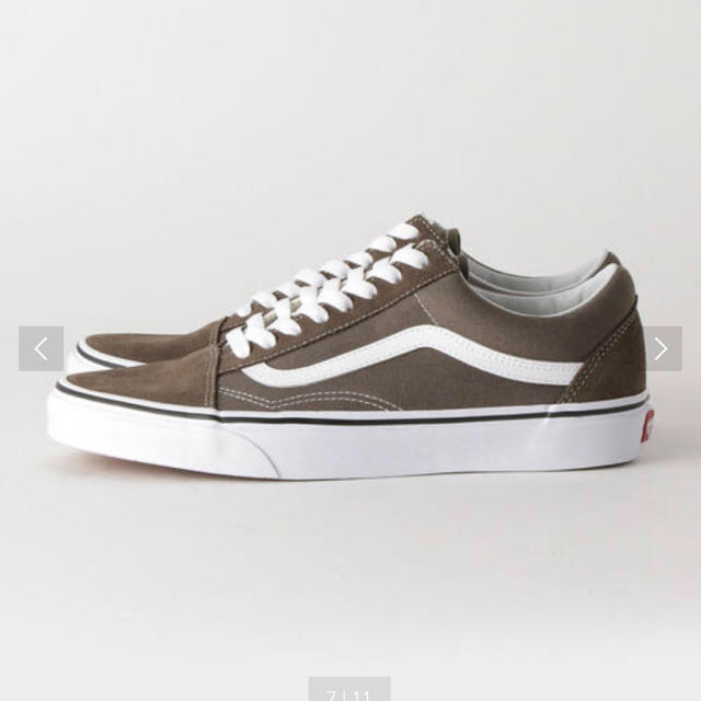 VANS(ヴァンズ)の新品 限定 VANS OLD SKOOL ダークブラウン 24.5cm レディースの靴/シューズ(スニーカー)の商品写真