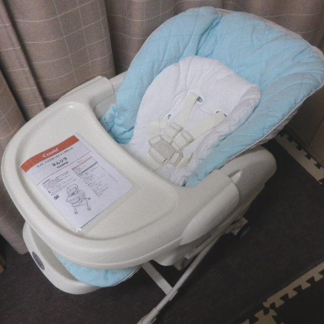 combi - 【送料込】コンビ 綺麗 ネムリラカスタム ハイローチェア 新生児スウィング