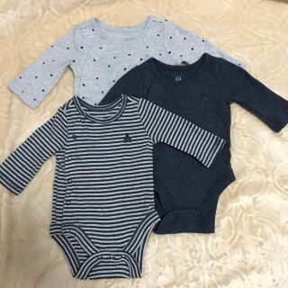 ベビーギャップ(babyGAP)のロンパース 3枚セット(肌着/下着)