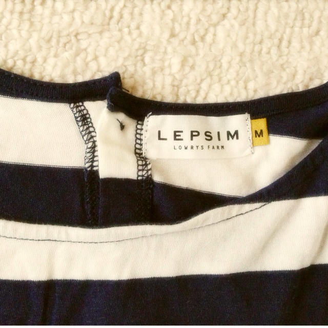 LEPSIM(レプシィム)のボーダーTシャツ レディースのトップス(Tシャツ(半袖/袖なし))の商品写真