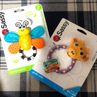 サッシー(Sassy)のsassy  歯固め  2セット(知育玩具)