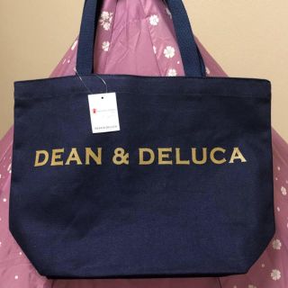 ディーンアンドデルーカ(DEAN & DELUCA)の即日発送 新品/タグ付き DEAN&DELUCAトートバッグ ネイビーM(トートバッグ)