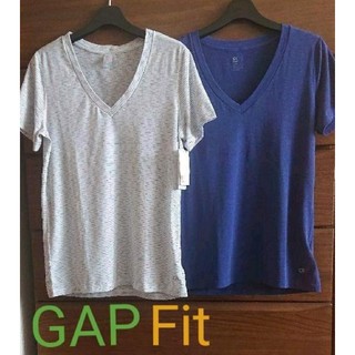 ギャップ(GAP)のGAPFit  Tシャツ2枚セット　ヨガ　スポーツ(Tシャツ(半袖/袖なし))