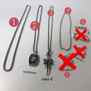 ケンブラッド(KENBLOOD)のシルバーアクセサリー セット kenblood mike-E(ネックレス)