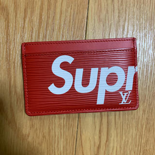 シュプリーム(Supreme)のsupreme louis  vuitton card case(名刺入れ/定期入れ)