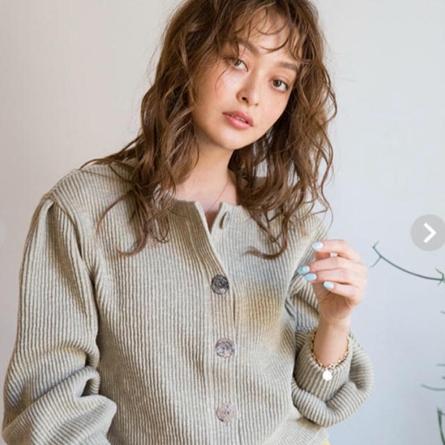 SeaRoomlynn - searoomlynロングパフスリーブカーデ  オリーブ 新品