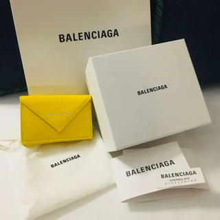 バレンシアガ(Balenciaga)の【まもなく出品終了予定】バレンシアガ♡ミニウォレット♡イエロー(財布)