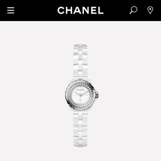 シャネル(CHANEL)のシャネル 専用 ①CHANEL j12 xs 時計 最新作！ホワイト×ダイヤ(腕時計)