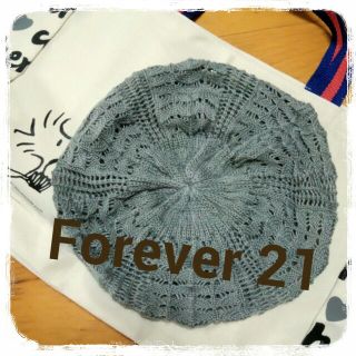 フォーエバートゥエンティーワン(FOREVER 21)のサマーニット＊ベレー(ハンチング/ベレー帽)