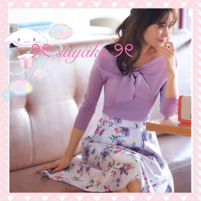 🍀新作🍀🌸Apuweiser-riche🌸マーガレットプリントスカート 【初売り