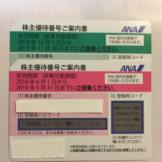 エーエヌエー(ゼンニッポンクウユ)(ANA(全日本空輸))のA N A（全日空）株主優待券(その他)