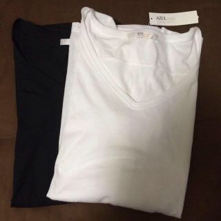 アズールバイマウジー(AZUL by moussy)のシンプルTセット(Tシャツ(長袖/七分))