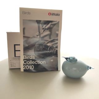 イッタラ(iittala)のiittala Puffball グレー Oiva Toikka バード 箱あり(置物)