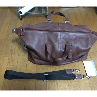 コーチ(COACH)のCOACH 　ボストンバッグ レザー 皮革  60サイズ 中古 定価14万円(ボストンバッグ)