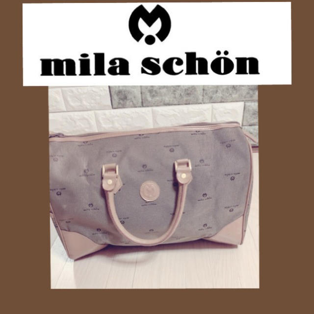 mila schon(ミラショーン)の♡mila schonボストンバッグ♡【5月15日まで値下げ】お早めに！！ レディースのバッグ(ボストンバッグ)の商品写真