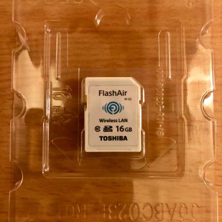 トウシバ(東芝)のFlashAir W-02 16GB【値下げしました！】(その他)