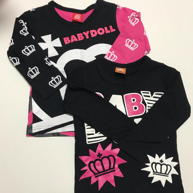 BABYDOLL(ベビードール)のベビードール ロンT 100 キッズ/ベビー/マタニティのキッズ服女の子用(90cm~)(Tシャツ/カットソー)の商品写真