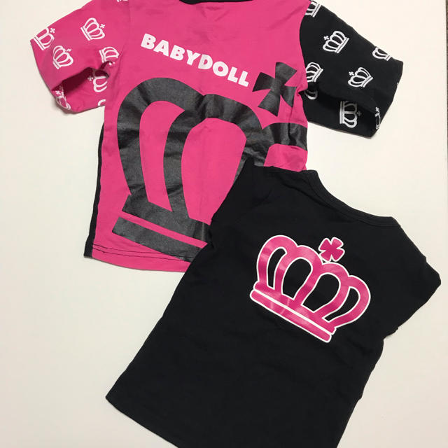 BABYDOLL(ベビードール)のベビードール ロンT 100 キッズ/ベビー/マタニティのキッズ服女の子用(90cm~)(Tシャツ/カットソー)の商品写真