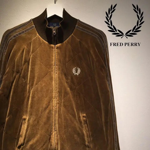 FRED PERRY フレッドペリー ベロア トラックジャケット　ジャージ