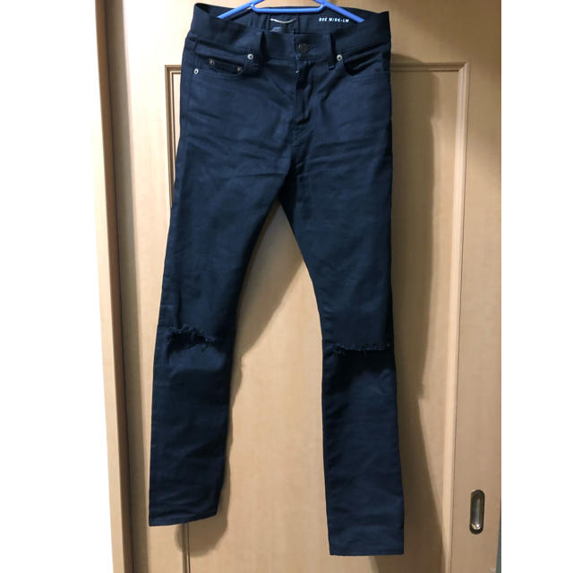 サンローランパリ  16SS  391659 Y828K デストロイクラッシュ加工デニムパンツ メンズ 27インチ