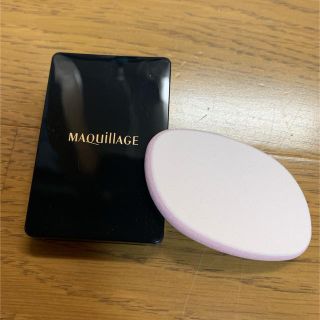 マキアージュ(MAQuillAGE)の新品未使用【マキアージュ】リキッドファンデーション用スポンジケース付(その他)