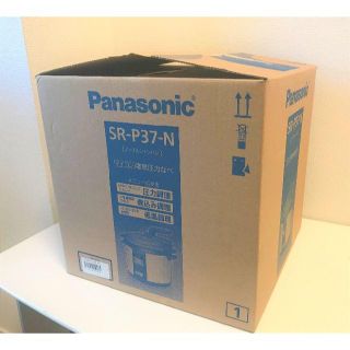 パナソニック(Panasonic)のパナソニック マイコン電気圧力なべ ノーブルシャンパン SR-P37-N(調理機器)