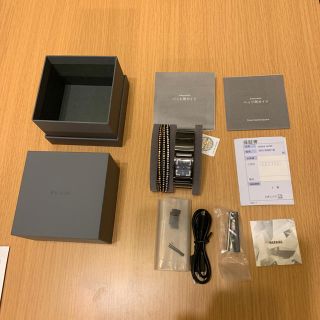 ソニー(SONY)の新品同様品 wena wrist WN-WT12B Premium Black(腕時計)