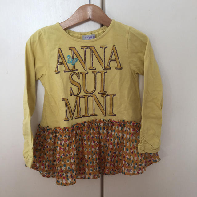 ANNA SUI mini(アナスイミニ)のアナスイミニ  長袖Tシャツ 110  キッズ/ベビー/マタニティのキッズ服女の子用(90cm~)(Tシャツ/カットソー)の商品写真