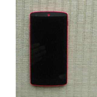 ネクサス7(NEXUS7)のnexus5 32GB ブライトレッド 美品(スマートフォン本体)