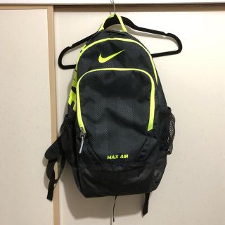 ナイキ(NIKE)のナイキ NIKE リュック ブラック イエロー 美品(バッグパック/リュック)