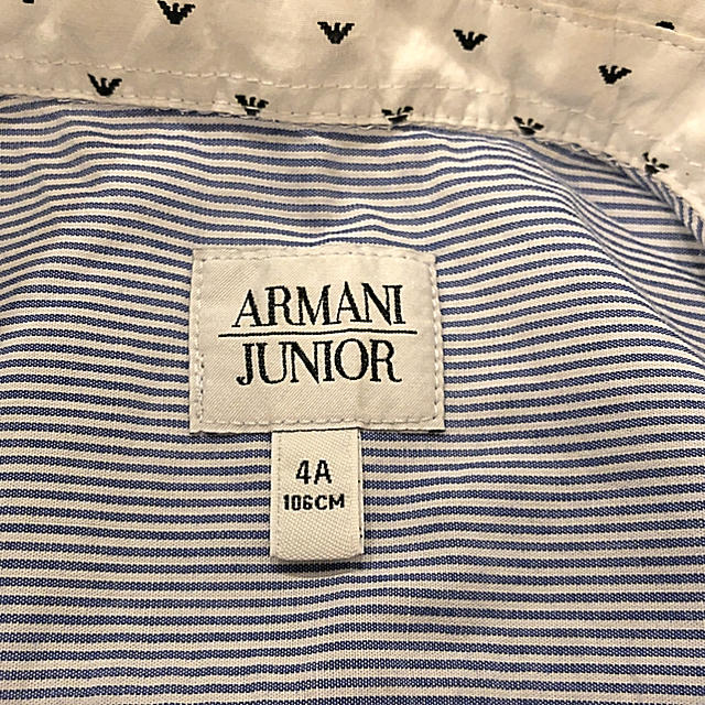 ARMANI JUNIOR(アルマーニ ジュニア)のアルマーニ ジュニア シャツ キッズ/ベビー/マタニティのキッズ服男の子用(90cm~)(Tシャツ/カットソー)の商品写真