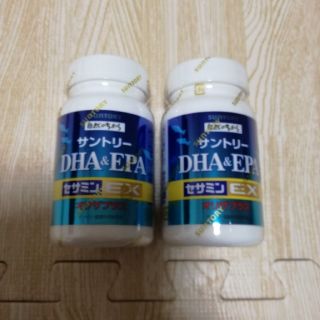 サントリー(サントリー)の【新品未開封】DHA & EPA(120粒)　2個 　(その他)