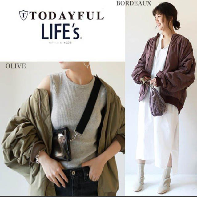 TODAYFUL ★完売商品 Oversize Gather MA-1のサムネイル